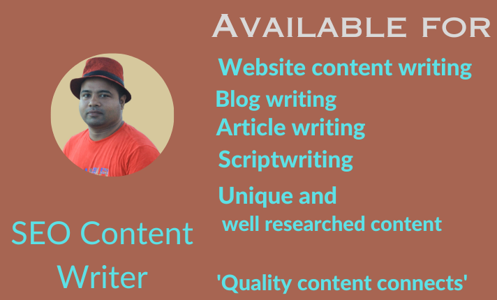 I will be your SEO-content writer for your website, blog or article