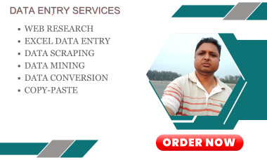 Data Entry, copy paste, PDF to Excel, Conversion e...