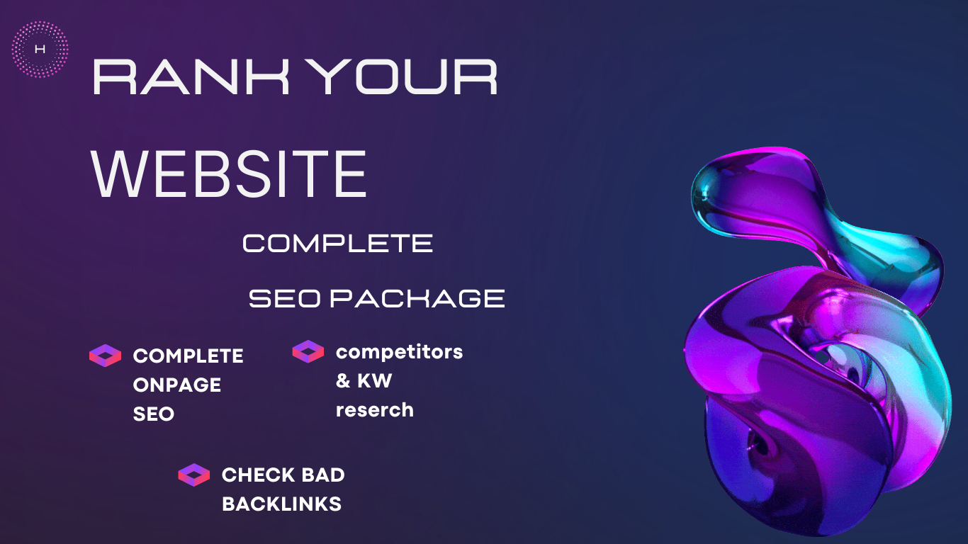 I Will Create Website Page & Rank Your Website 