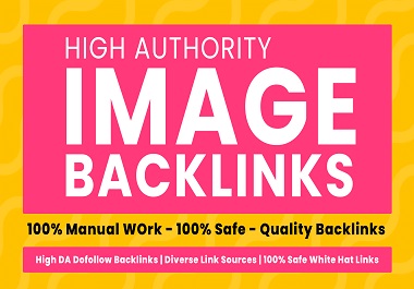 I will do image submission, high authority link buil...
