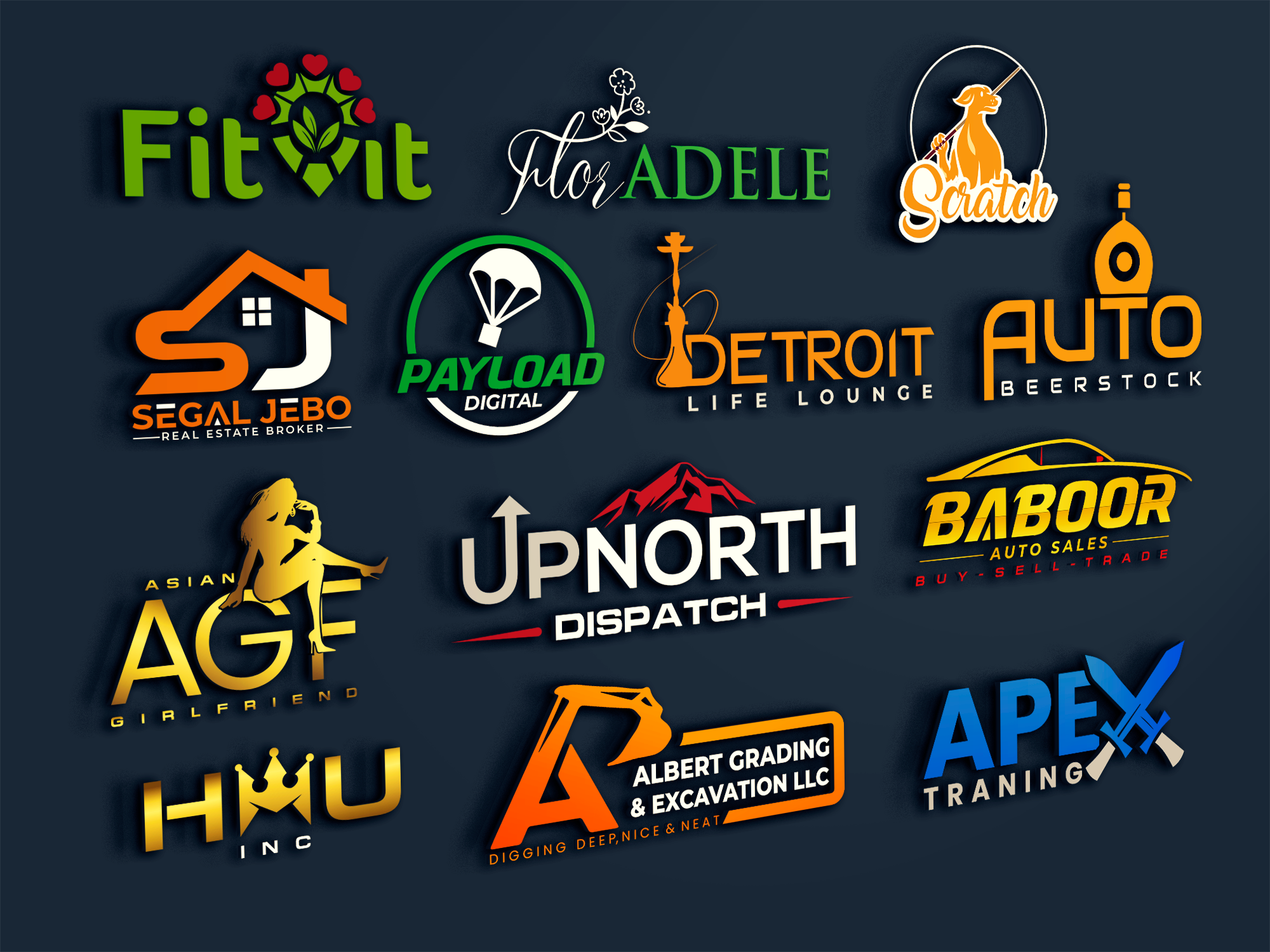 I Will Professional Logo Design Design modern, minim...