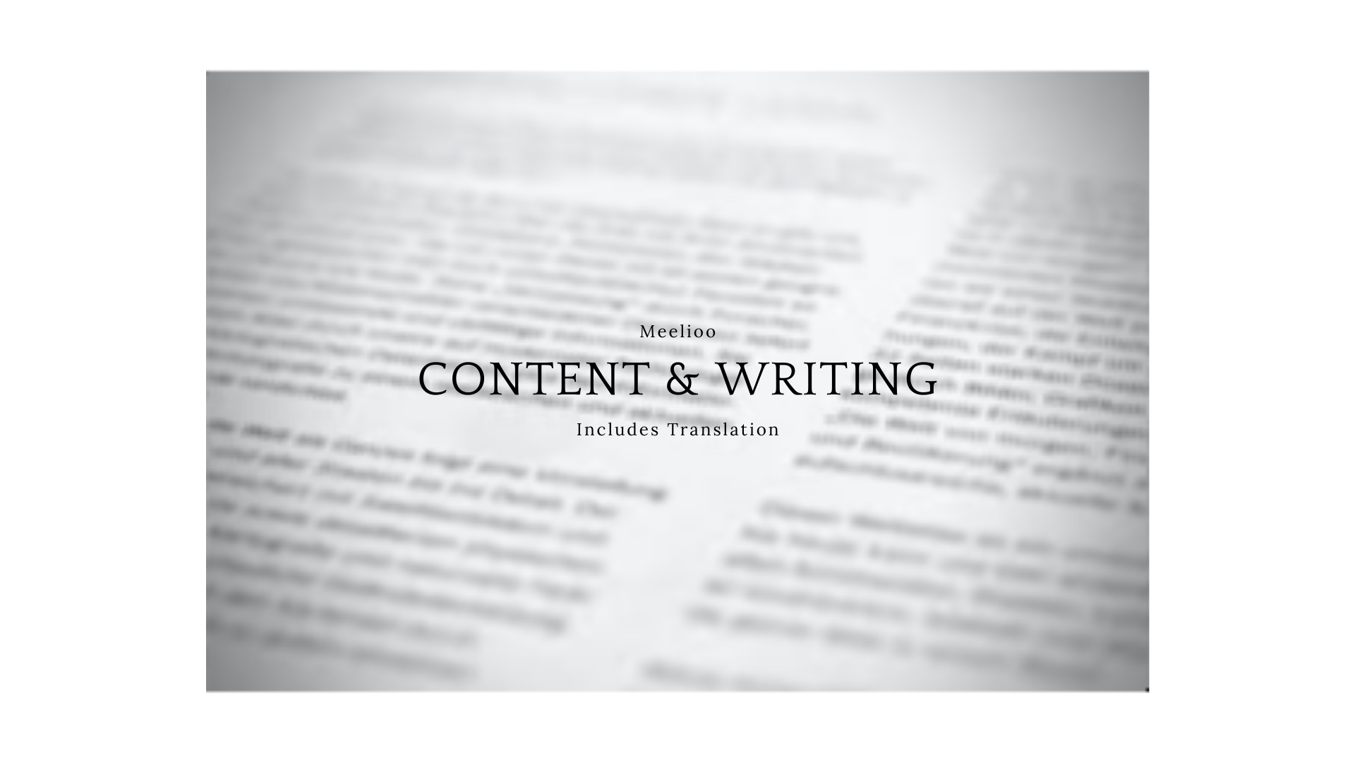 News, Content And General Promotion Writing Service