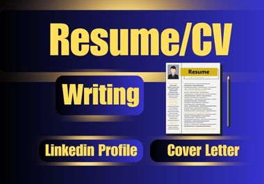 resume writing, CV, cover letter and linkedin