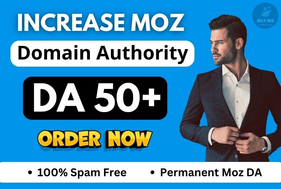I will increase moz da domain authority 50 plus guanteed