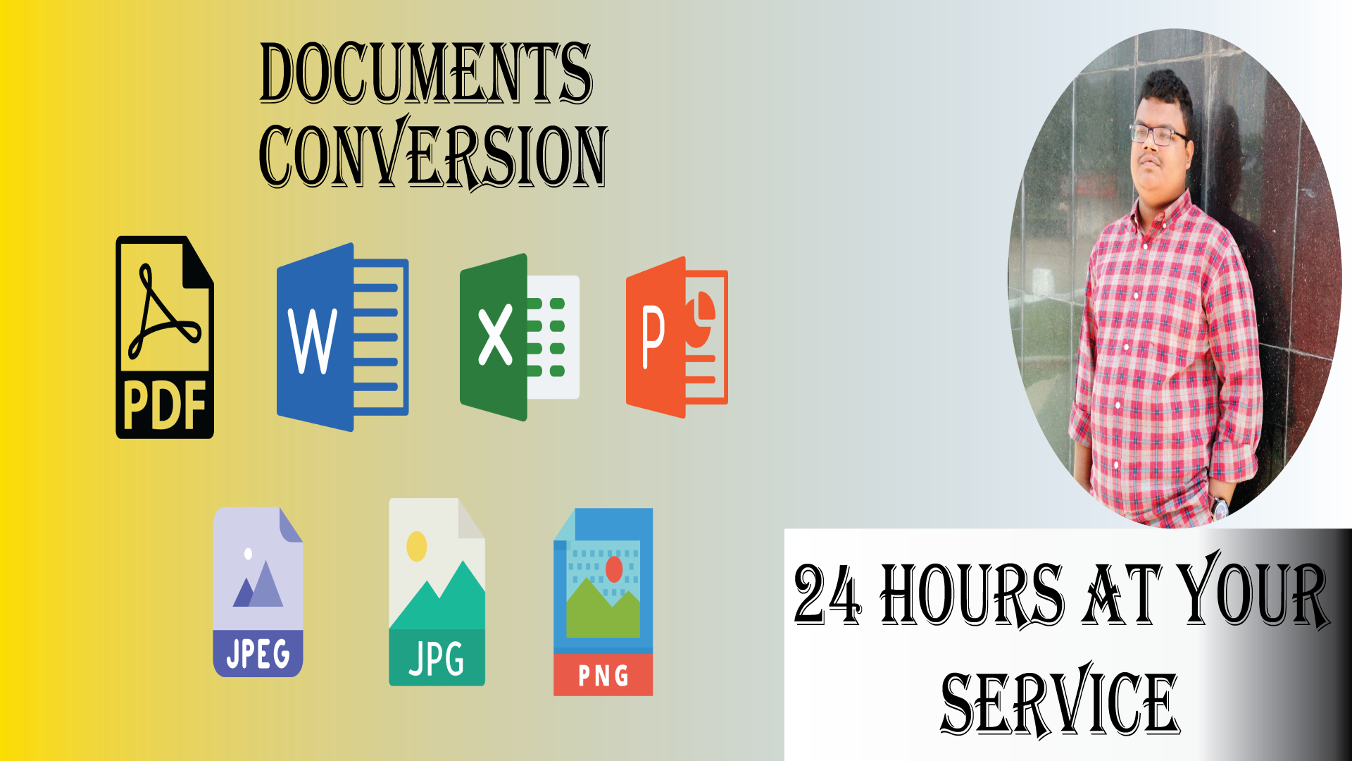 I will convert word,excel and powerpoint to pdf or vise versa