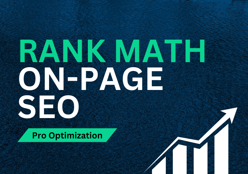 I will advance on page SEO optimization with rank mat...