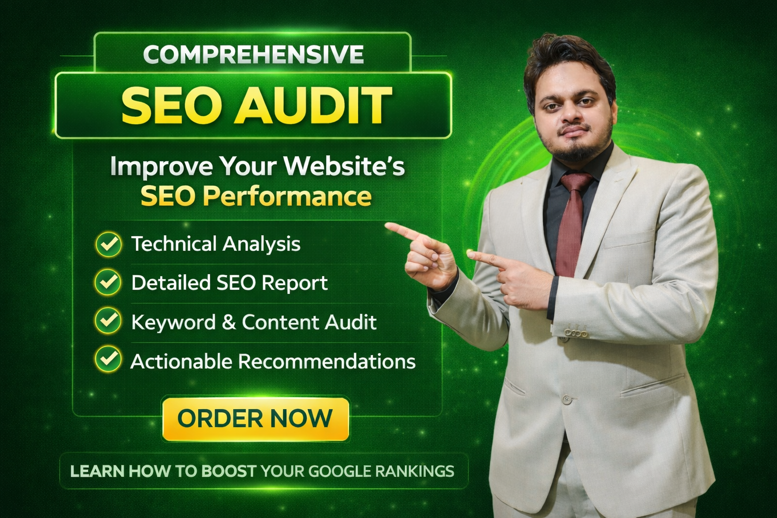 I will provide a comprehensive SEO Audit for your web...