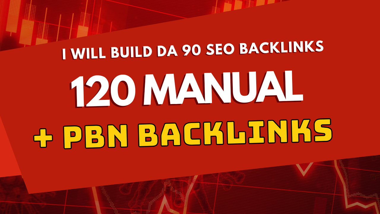 I Will Build 120 Manual DA 90 SEO Backlinks to Boost ...