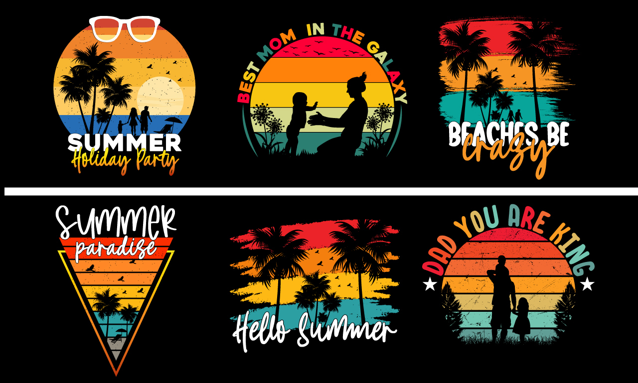 trendy retro vintage t shirt design and creative custom graphic t shirt