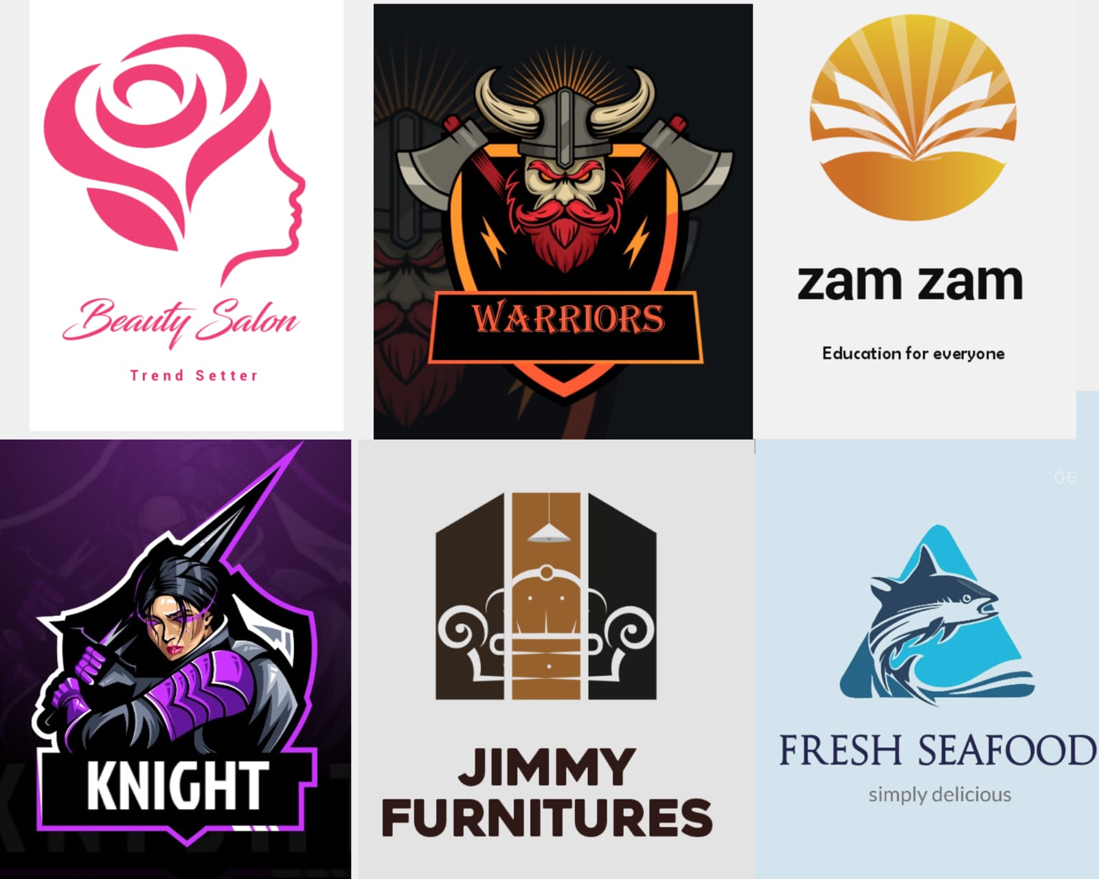 I will do modern timeless logo design with copyrights