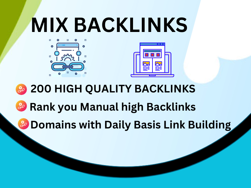 I will create all best quality 100 mix backlinks deep...