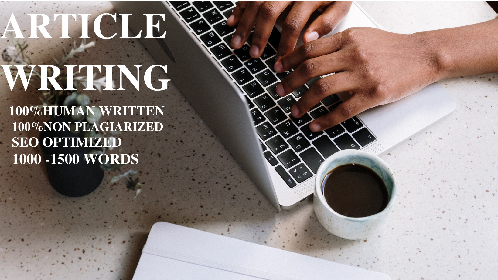 I can write non plagiarized, human written, SEO opt...