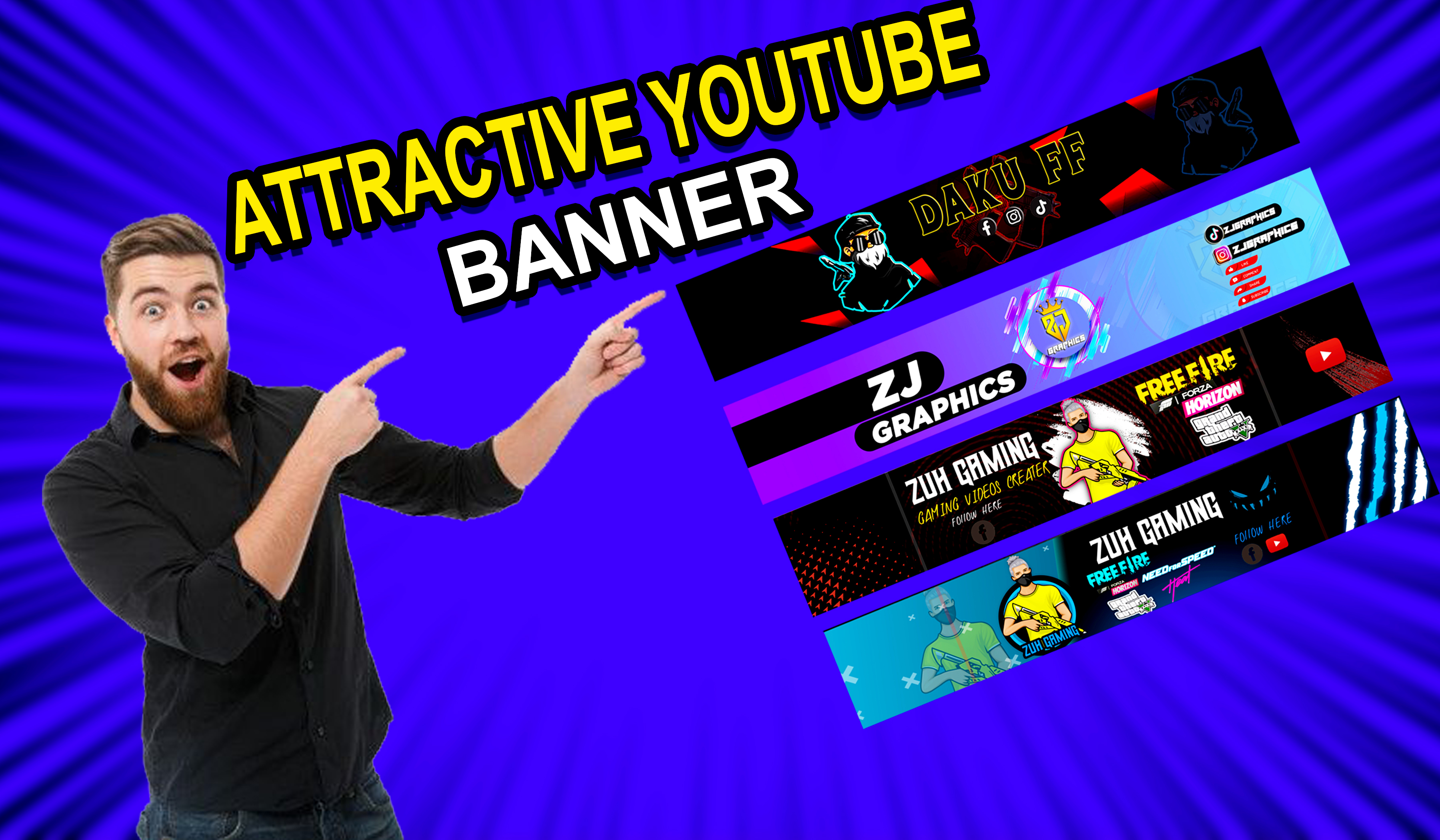 The Most Attractive YouTube banner