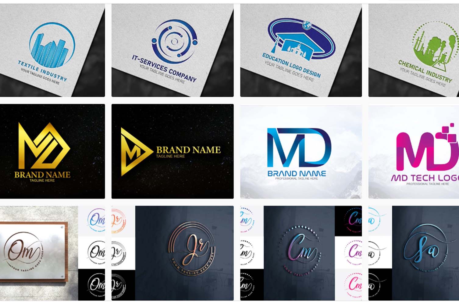 I will do 3 minimalist logo designs and a favicon as a gift