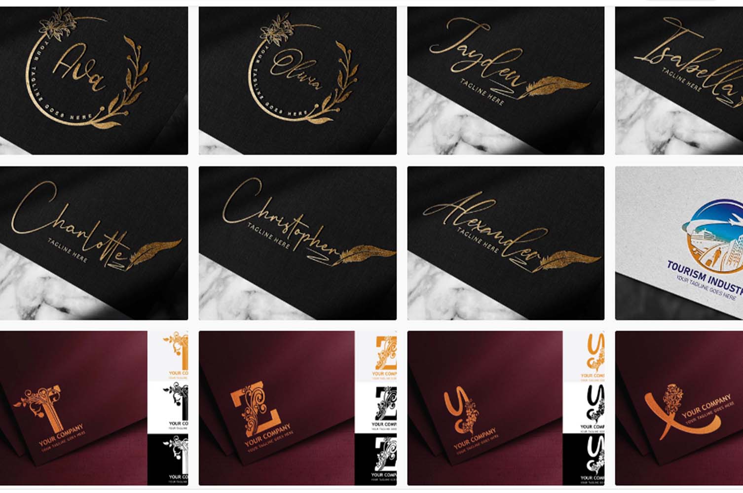 I will do 3 minimalist logo designs and a favicon as a gift