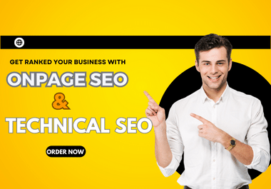 complete on page SEO and technical website optimizati...