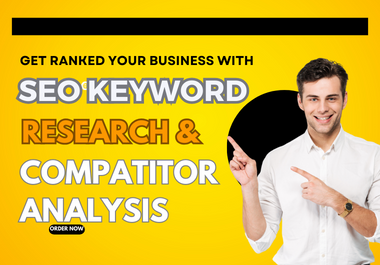 seo keyword research for ranking and competitor analy...