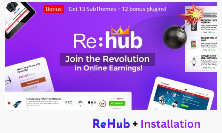  ReHub Wordpress Affiliate Theme & Plugins Latest Version + Installation 