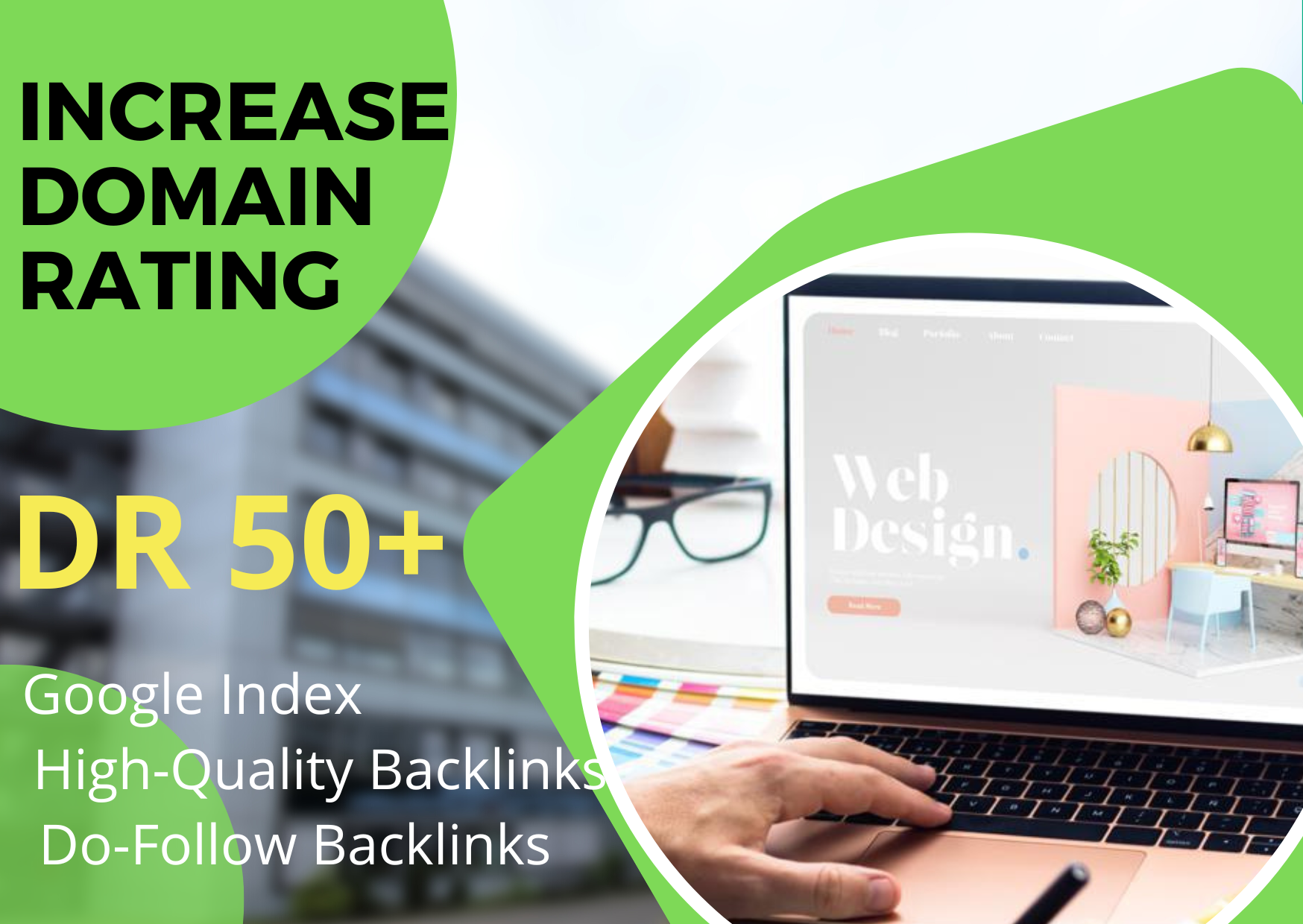 I will increase domain rating DR 50 plus and boost yo...