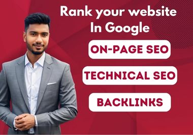 I will provide Full SEO package for Rank your website...