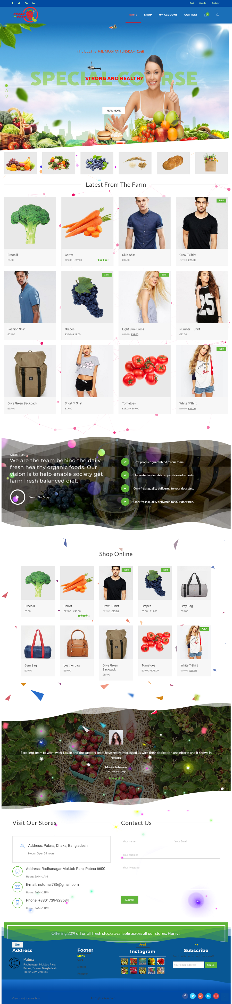 I will developed original e-commerce website