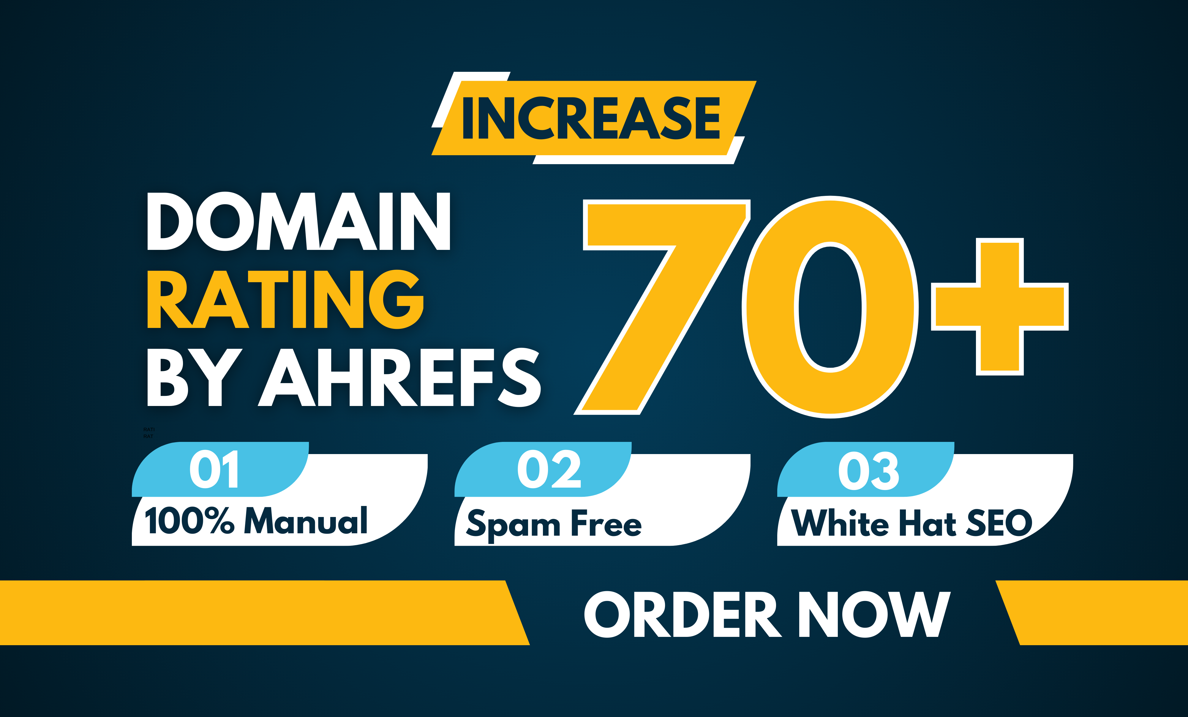 I will Increase domain rating ahrefs DR 70 plus with ...