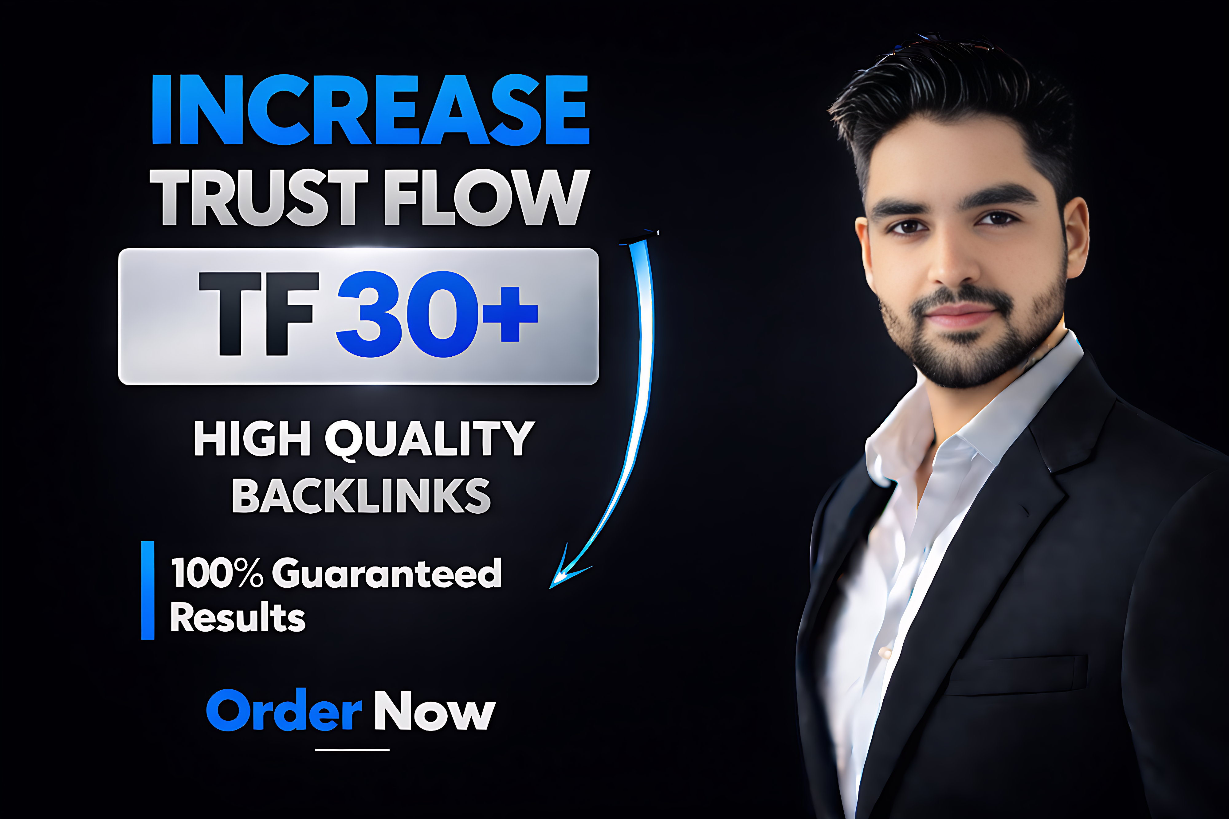 I will increase your majestic trust flow TF 30+ guara...