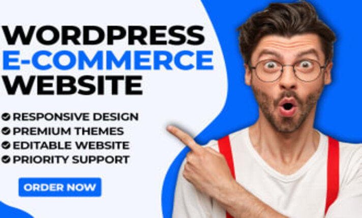 I will build a wordpress website with a custom design