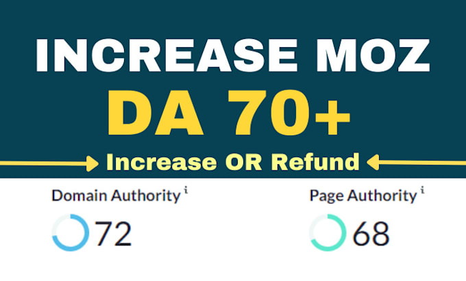 I will Increase Moz Domain Authority DA 70 Plus