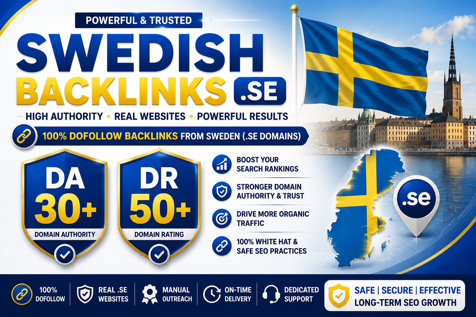 I will create 100 High Quality. se Swedish PBN Backli...