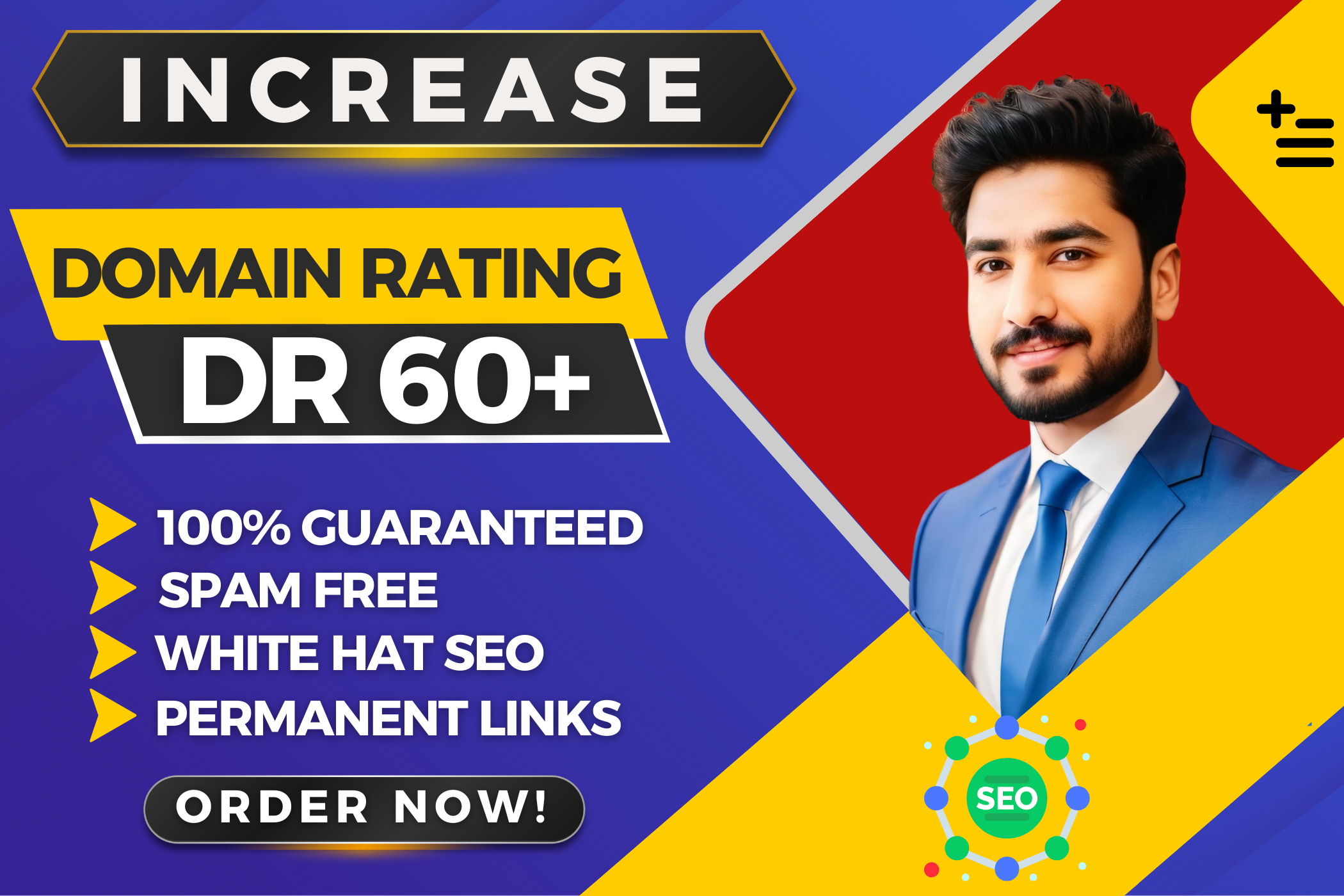 I Will Increase Ahrefs Domain Rating DR 60+ Guarentee...