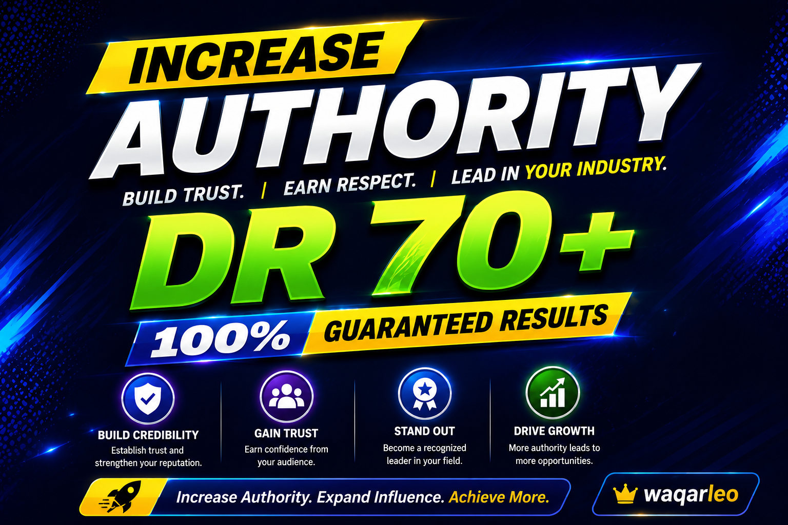 I will increase ahrefs domain rating DR 70+ Guarantee...