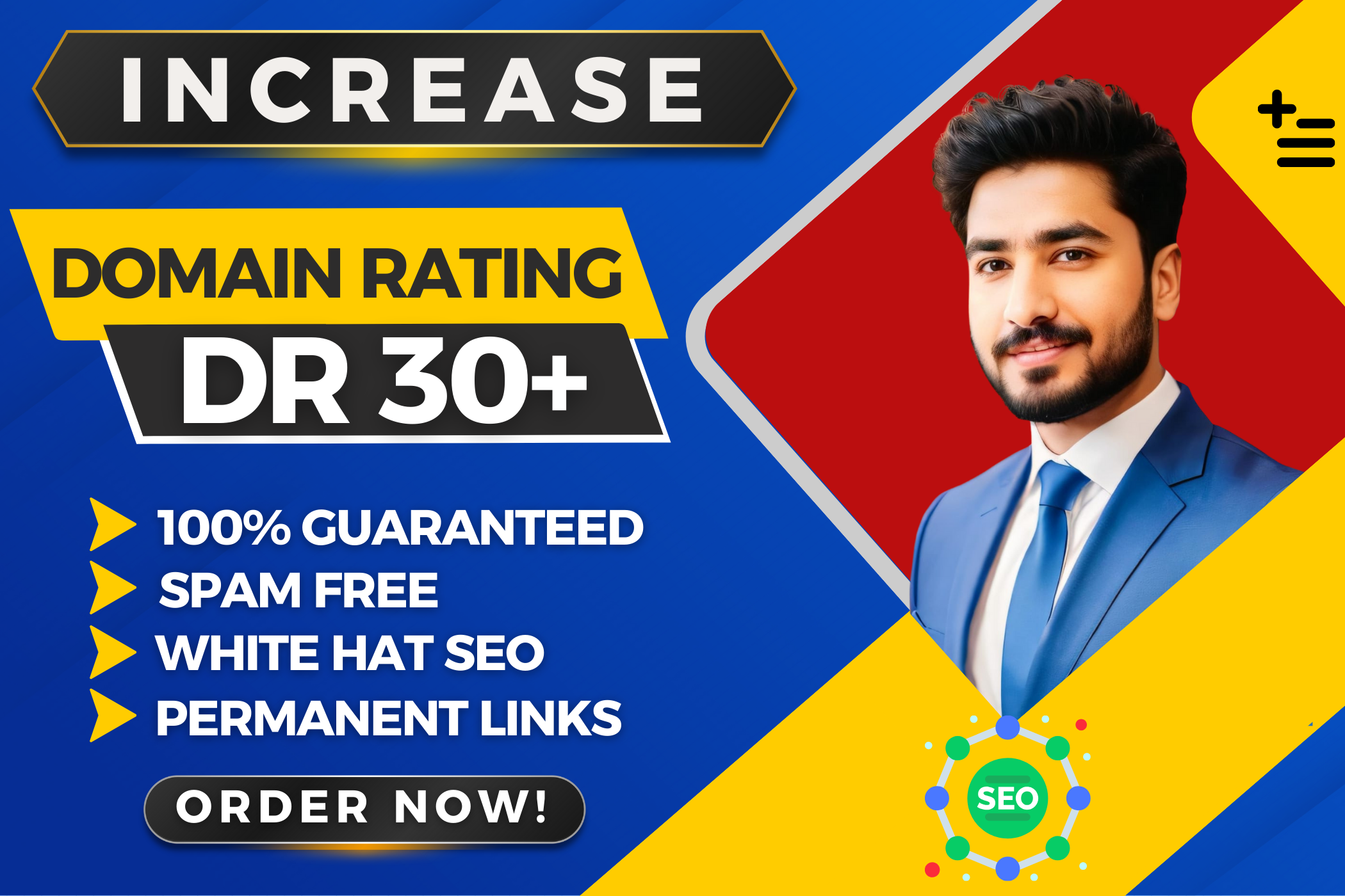 I Will Increase Ahrefs Domain Rating DR 30+
