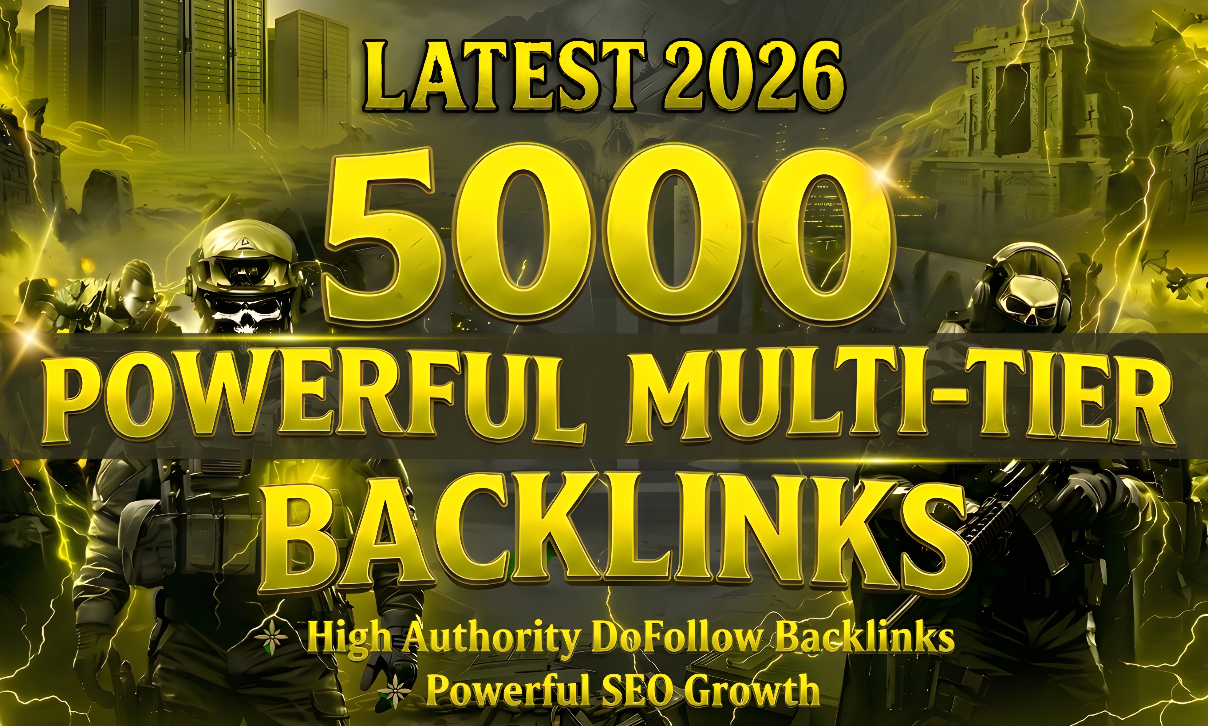 SUPERIOR Multi 3-Tier SEO Package with 5000 Backlinks & Professional Link Building
