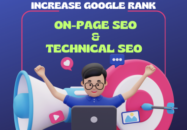 optimize onpage and technical SEO to increase organic...