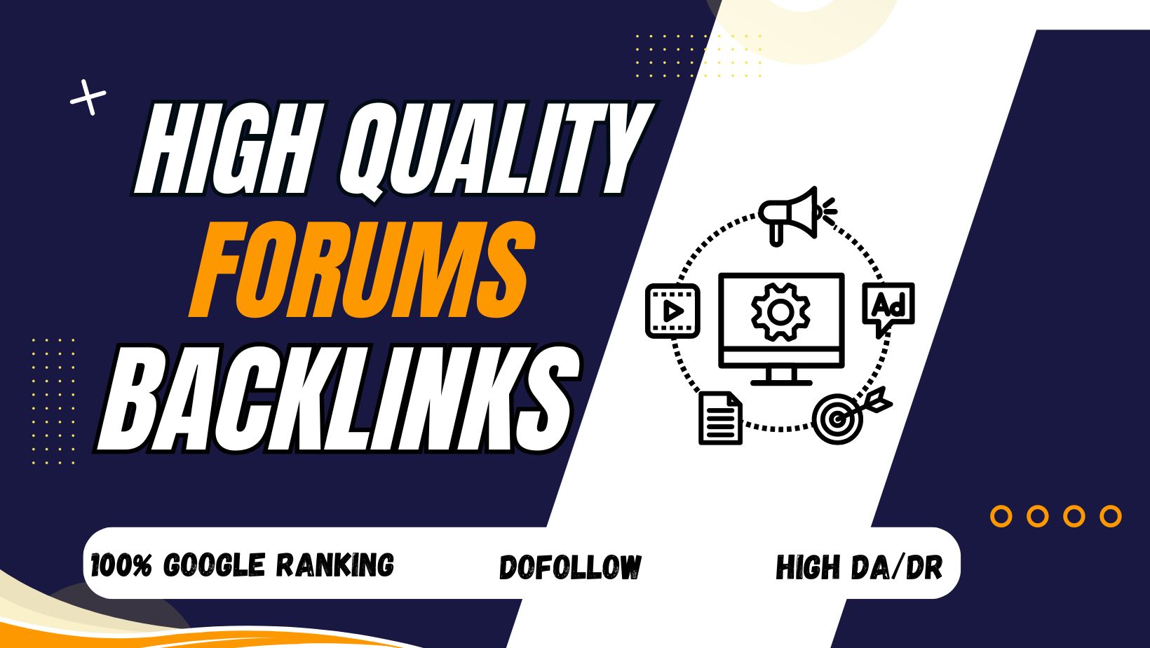 I will create 100 Form posting on HIGH DA