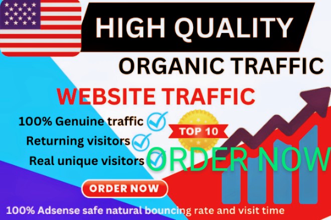 REAL USA BUYERS & GEO TARGETING HIGH QUALITY WEBSITE TRAFFIC 