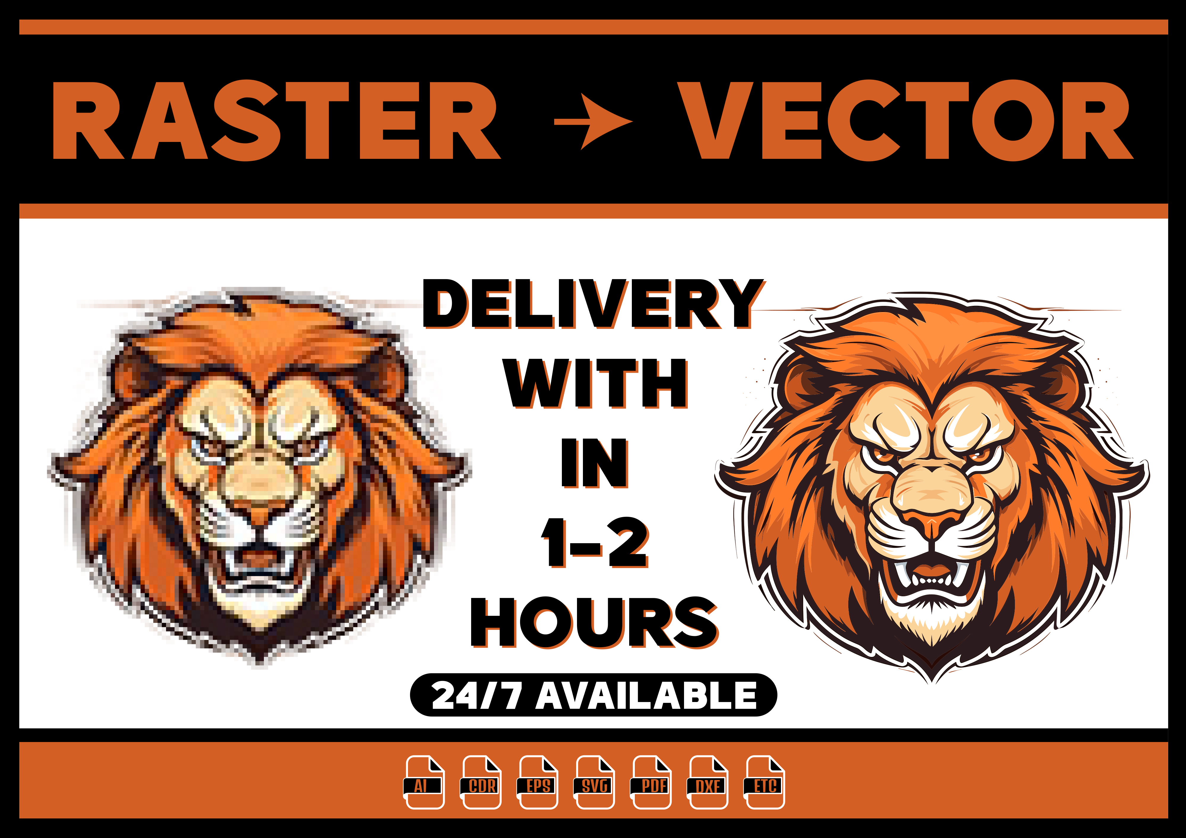 Logo tracing, Icon, Trace, Vector Tracing, Redraw...