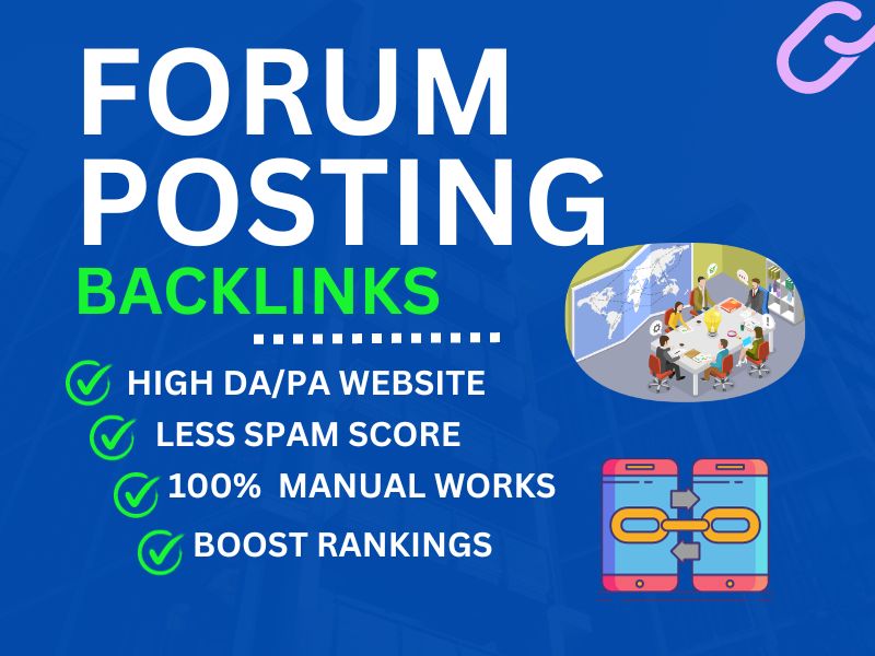 I will provide Manually 70 forum backlinks do Follow ...