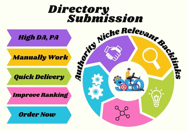 Manually 160 HQ directory submission Backlinks, Nich...