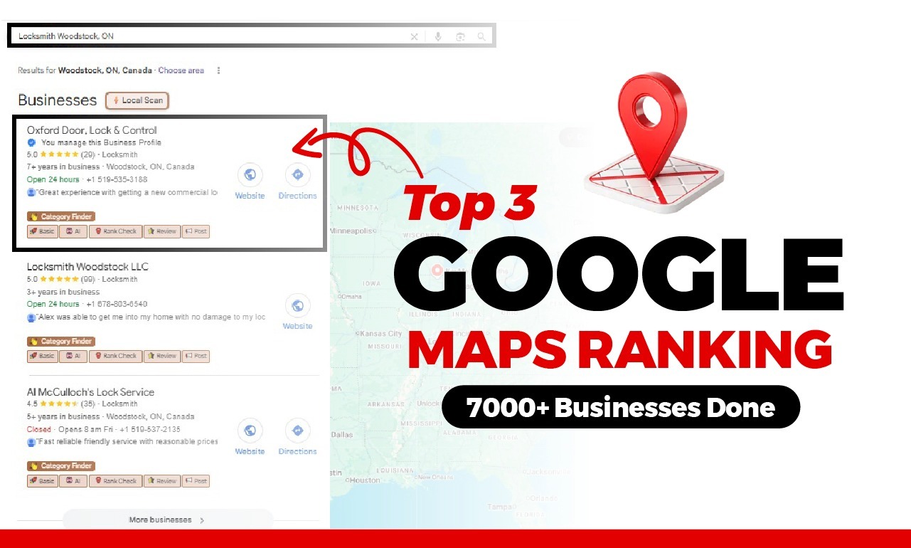 Top 3 Map pack - Google My Business Profile optimizat...