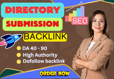 I will create 110 directory submission do follow backlinks high da pa site 