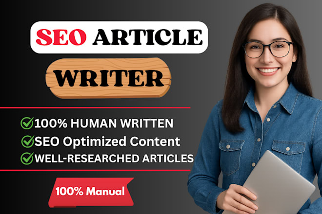 I will write 2000 words well researched SEO articles