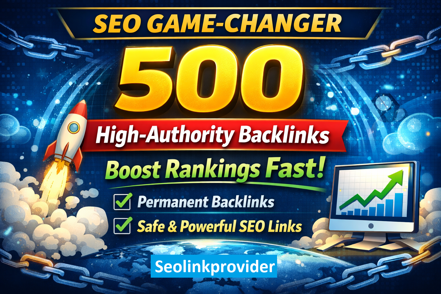 SEO GAME-CHANGER 500 High-Authority Backlinks for Lig...