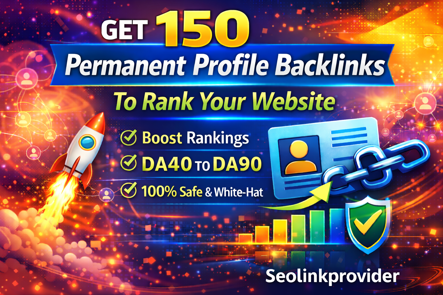 Get 150 Permanent Profile Backlinks From DA40&ndash;DA90 Sites To Boost Rankings