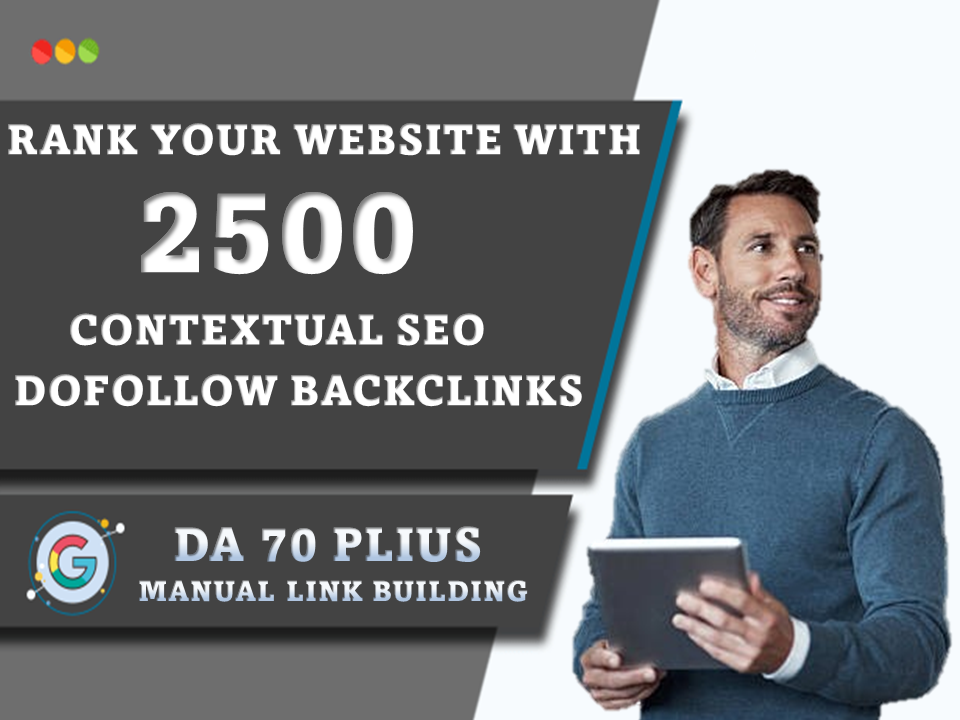 2500 Dofollow SEO BACKLINKS DA 70 PLUS