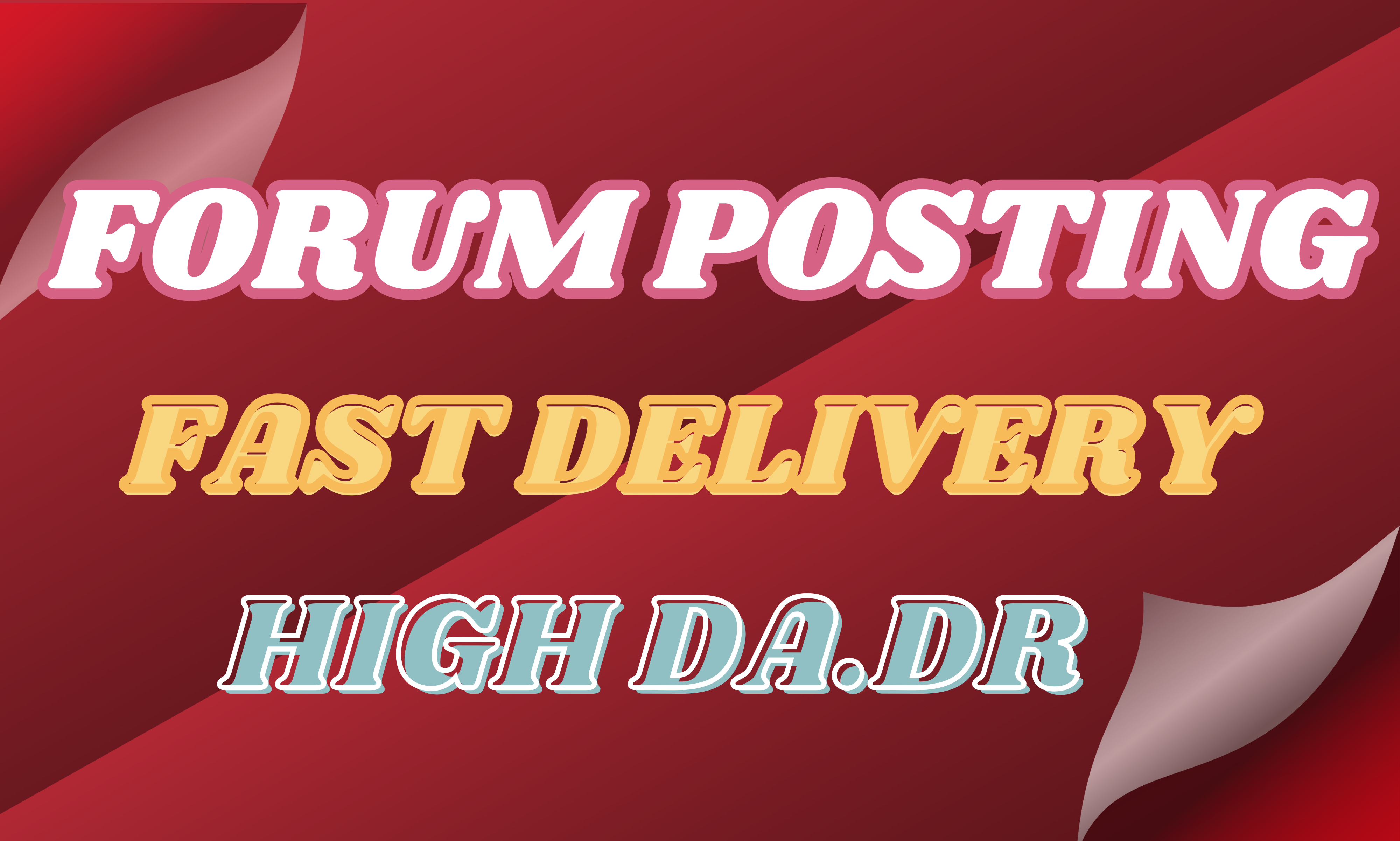 I will provide 50 Dofollow Forum Posting Backlinks on High Quality Forum Sites