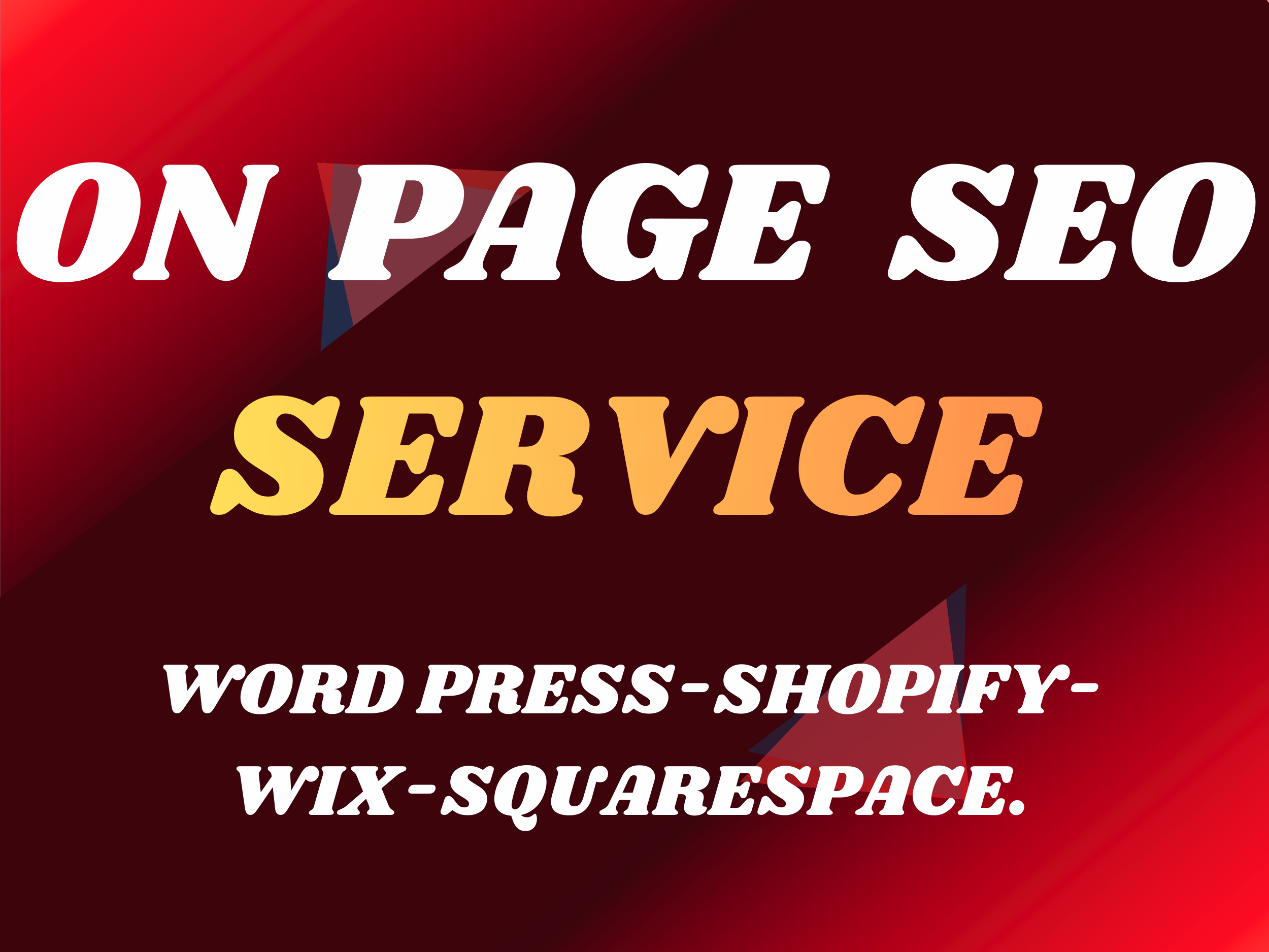 I will do WordPress website On page SEO. Yoast, Wix a...
