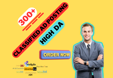 I will post your ad to 300 classified ad posting site...