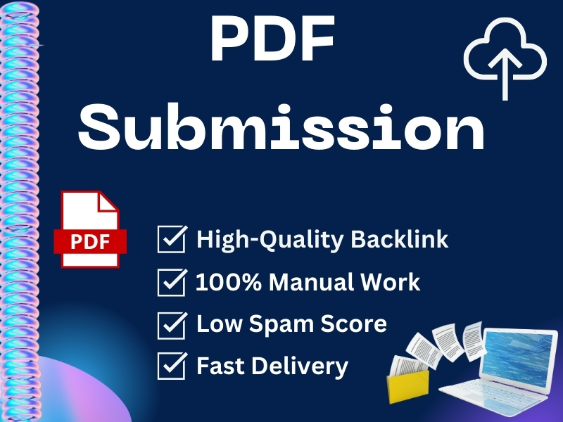 I will do pdf and article submission to top 100 pdf s...